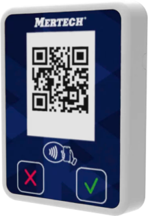 фото Терминал оплаты СБП Mertech Mini с NFC белый/синий (2136)