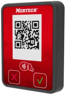 фото Терминал оплаты СБП Mertech Mini с NFC серый/красный (2134)