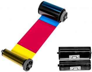 фото Цветная полупанель HYMCKO, черный, оверлей с чистящим роликом, на 1000 оттисков для принтера Advent SOLID 700 (ASOL7-HYMCKO1000), фото 1