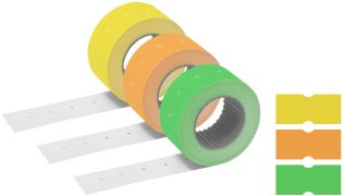 фото Этикет-лента для МХ5500 21,5х12 цветная прямая 800шт/рул (200 рулонов)