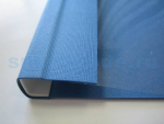 C-Bind Мягкие обложки А4 Softclear E 24 мм синие текстура лен